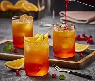 Borosil Vision Glass Set of 6, 295 ml, Borosilicate Glass, Microwave Safe (Transparent), 6 Count (Pack of 1) (BV430100002EC)