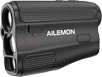 AILEMON Golf Laser Rangefinder Hunting Range Finder 900Y Fast Focus High-Precision Continuous Scan Flag Pole Locking Vibration Function Slope Mode Range Finder