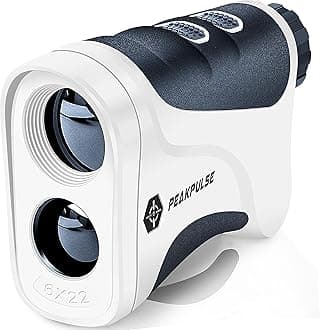 Golf Range Finder 650 Yards RangeFinder Golfing High Clarity Display 6X Magnification 0.5 Yard Accuracy Pin Seeker Easy to Use(No Magnet)