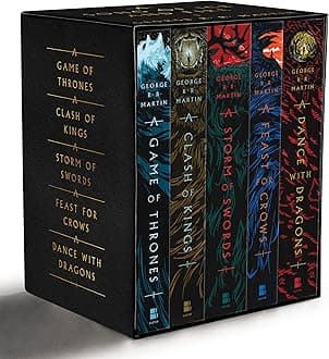 BX-GAME OF THRONES 5 COPY BOXED SET: A Game of Thrones, a Clash of Kings, a Storm of Swords, a Feast for Crows, and a Dance With Dragons (Song of Ice and Fire)