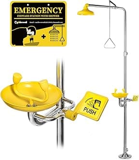 Eyewash Station with Shower