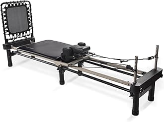 AeroPilates Pilates Reformer Machine, Gym Equipment for Resistance Workout, Strength & Fitness Training - Foldable & Compact