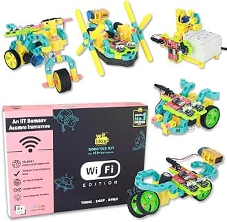 WitBloxIOT Robotics Kit, Science Kit for Kids with 45 101 Projects of Home Automation, Control Things from Mobile Compatible with Arduino Educational Birthday Gift for boy, Girl and Kids