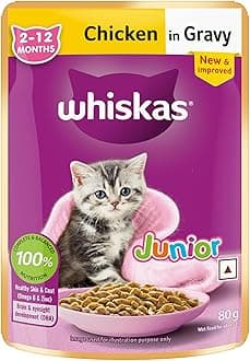 Wet Food For Kittens (2-12 Months), Chicken In Gravy Flavour, 85G, 1 Count