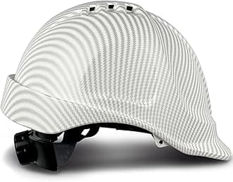 Safety Helmet Cap Style ABS Work Hard Hat Vented Hardhats for Men Carbon Fiber Pattern Industrial ANSI z89.1 OSHA