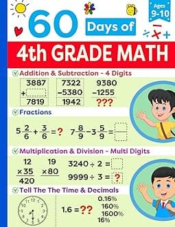4th Grade Math Workbook