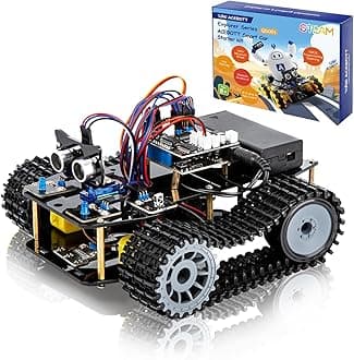 - Smart Robot Tank Car Kit with ESP32 for Arduino Robotics for Kids Ages 8-12 12-16 STEM Science Kits Coding Gifts for 8-16 Year Old Boys Girls Teens Cool Engineering Building Toys Unique Gifts